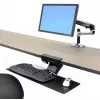 Po stalu montuojamas klaviatūros laikiklis Ergotron Neo-Flex 97-582-009 juodas