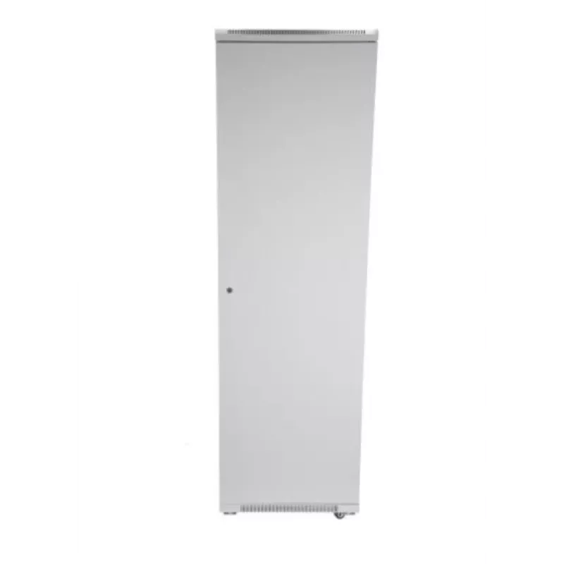 SOMI Networks | 27U, 19″ pastatoma spinta | 27U-60/60NAC | Pilka | Maks. apkrova 800kg; Nuimamos ir užrakinamos šoninės plokštės; Stiklinės durys; Nesurinkta | Gylis: 60 cm