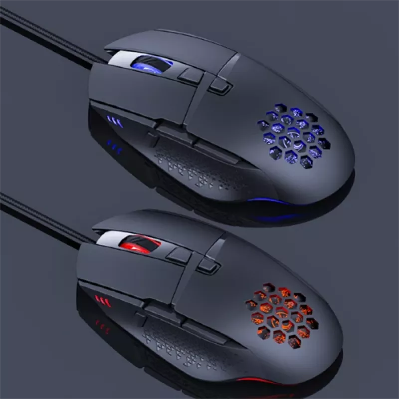 “Lumi Legend WM03G-16” laidinis pelė, USB A tipo, optinė, 7200 DPI, juoda