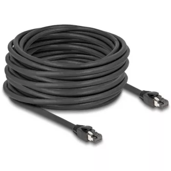 Tinklo kabelis DeLOCK RJ45 Cat.8.1 15 m juodas