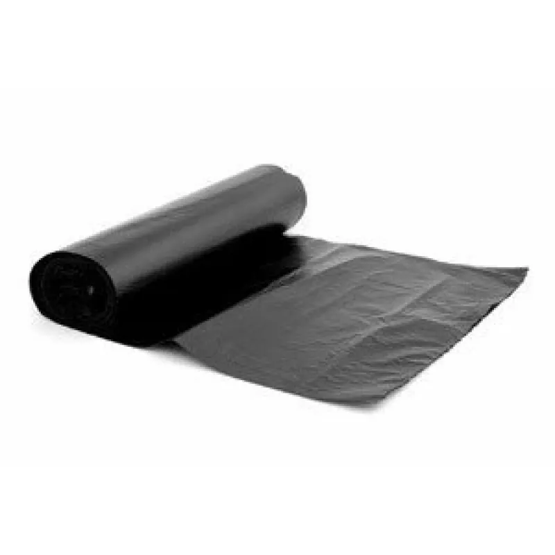 Šiukšlių maišai, 60 l / 10 vnt., LDPE, 20 mikronų, juodi