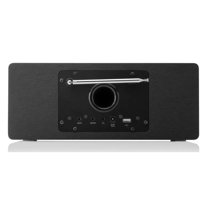 Internet radijas JVC RA-E981B — Wi‑Fi ir Bluetooth transliacija, DAB+, FM, 2×5W, 40 išankstinių nuostatų, USB, AUX, LCD ekranas
