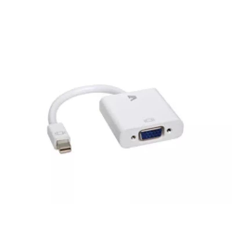 Mini DP į VGA adapteris baltas Mini DP į VGA Adptr 1080P FHD