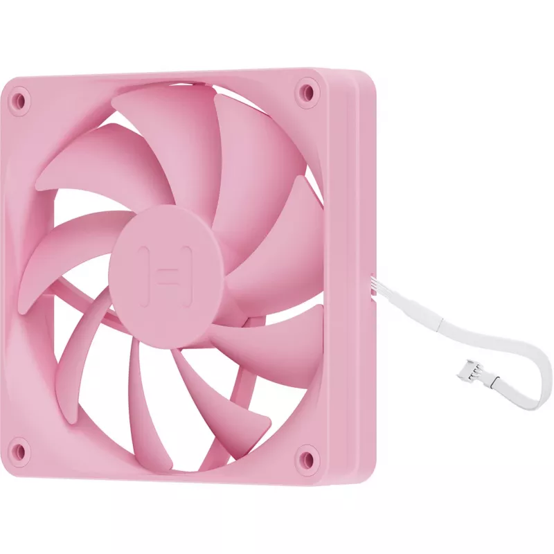 Kompiuterio aušinimo ventiliatorius HYTE FA12-SM-4 120 mm, 1500 RPM, 72 m³/h, 1,6 mmH2O, FDB, rožinės spalvos, 4 vnt.