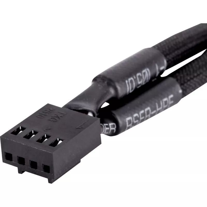 PWM ventiliatoriaus Y laidas THERMALTAKE Tt Mod AC-060-CO1OTN-F1 4 kontaktų, 3 vnt. pakuotė