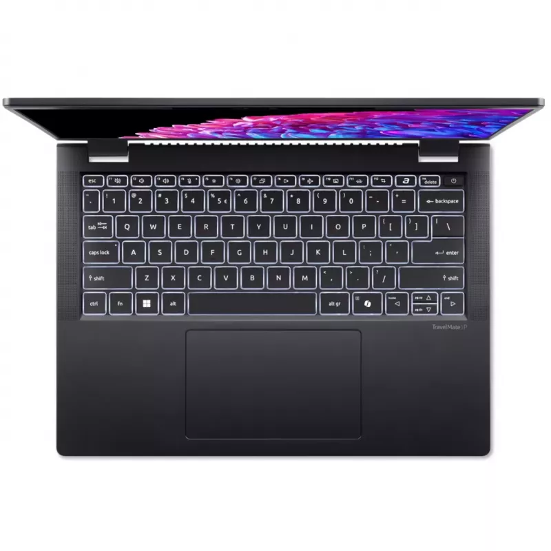 Acer TravelMate P6 14 TMP614-73-TCO - 180° vyrių dizainas - Intel Core Ultra 5 125H / 1.2 GHz - Evo - Win 11 Pro - Intel Arc Graphics - 32 GB RAM - 1.024 TB SSD NVMe - 35.6 cm (14) (NX.B5LEG.002)