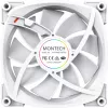 Kompiuterio korpuso ventiliatorius Montech AX140 PWM 140 mm, šautuvo guolis, 540–1760 RPM, balta