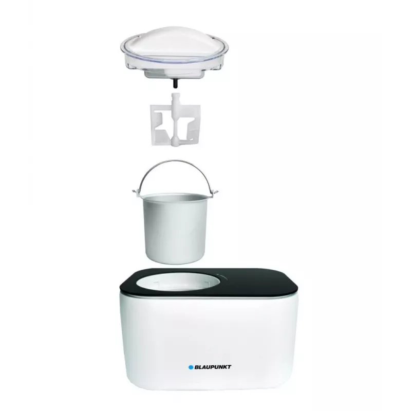 Ledų gaminimo aparatas BLAUPUNKT ICM401 — automatinis, 1,5 l, nerūdijančio plieno korpusas, 100 W, 220–240 V