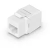 UBIQUITI CAT6 KEYSTONE JACK, 12 VIENETO PAKETAS. ĮRANKIŲ NEREIKALAUJANTIS KEYSTONE, SKIRTAS CAT6 ETHERNET JACK TERMINAVIMUI BE PUNCH-DOWN ARBA UŽSPAUDIMO ĮRANKIO