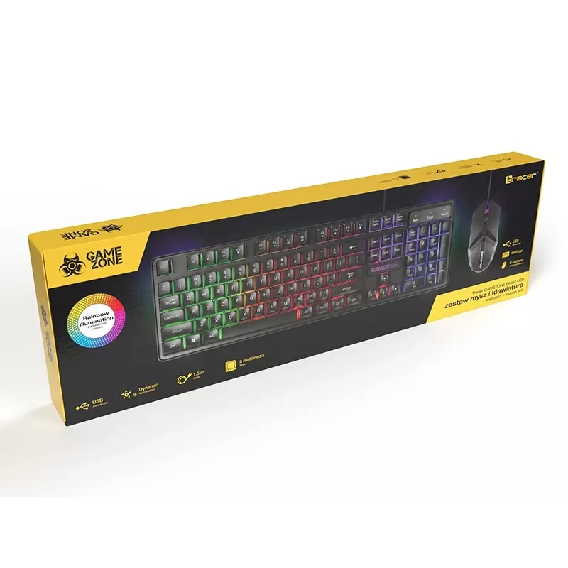 Klaviatūra ir pelė Gamezone Boost USB