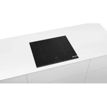 Bosch | Indukcinė kaitlentė | PUE63KBB6E | Indukcinė | Kaitviečių skaičius 4 | Jutiklinis | Laikmatis | Juoda