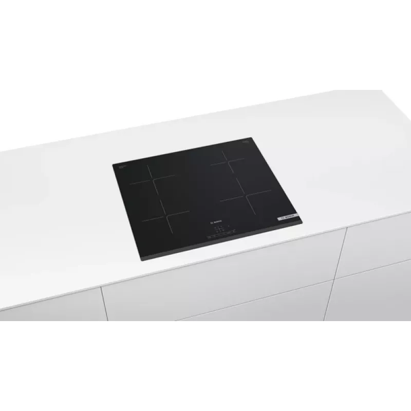 Bosch | Indukcinė kaitlentė | PUE63KBB6E | Indukcinė | Kaitviečių skaičius 4 | Jutiklinis | Laikmatis | Juoda