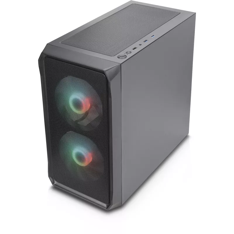Stalinio kompiuterio korpusas Silentware Air 10 (AIR10) — vidutinio dydžio bokštinis korpusas ATX/mATX sistemoms