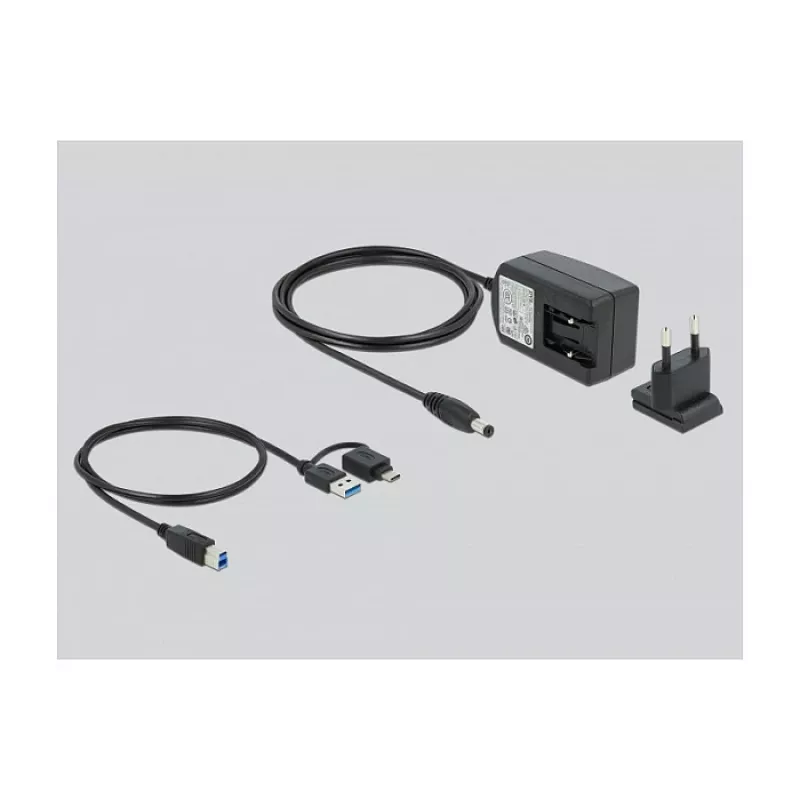 USB dokinė stotis DeLOCK 87771 dvigubas HDMI Full-HD USB 3.2 LAN Audio