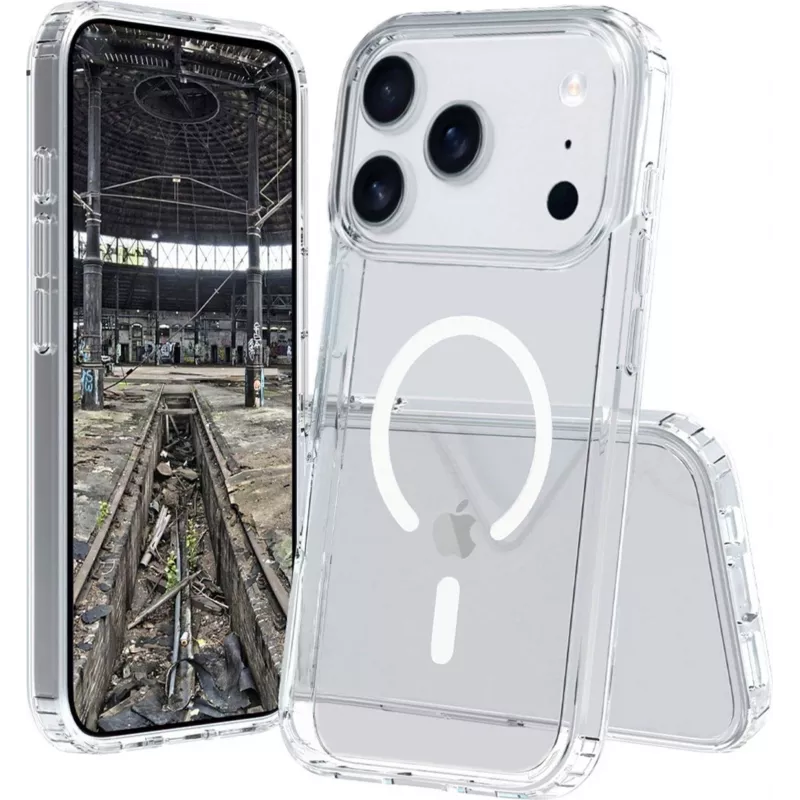 jt berlin BackCase JT Berlin Pankow Clear MagSafe dėklas Apple iPhone 17 Pro skaidrus