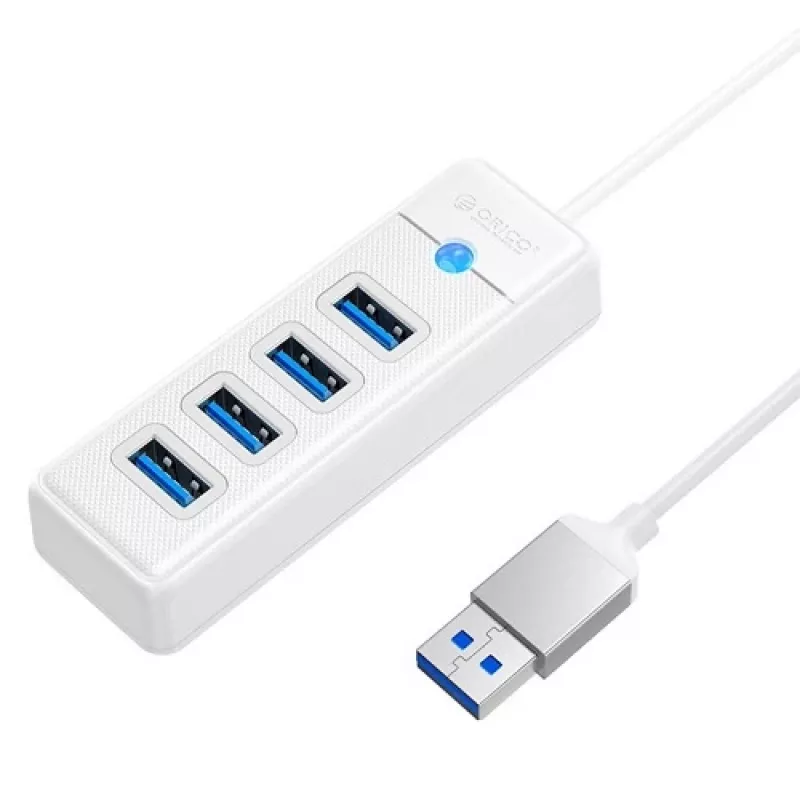 ORICO 4 prievadų USB 3.0 šakotuvas PW4U-U3 — 4x USB-A prievadai, USB 3.0 perdavimas