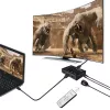 HDMI vaizdo jungiklis MEDIA-TECH MT5207, 3x HDMI įėjimai, 1x HDMI išėjimas, juodas