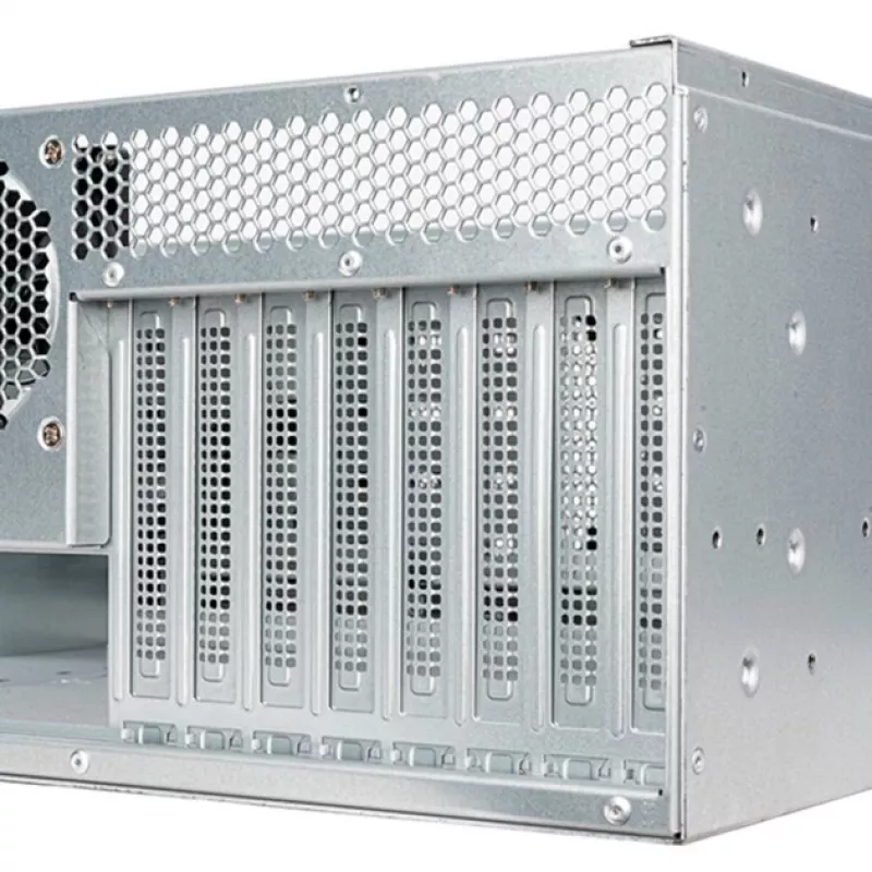 Rackmount Case 4U SILVERSTONE RM45-360 — 4U važiuoklė, palaiko ATX pagrindines plokštes, montuojama stove