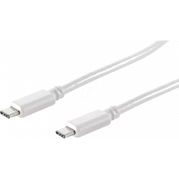 USB laidas ShiverPeaks BS13-45156 1,5 m USB 3.2 Gen 2 USB C baltas
