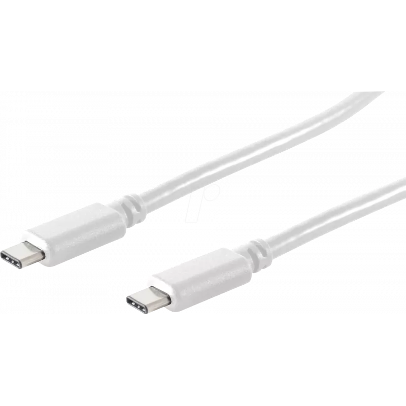 USB laidas ShiverPeaks BS13-45156 1,5 m USB 3.2 Gen 2 USB C baltas