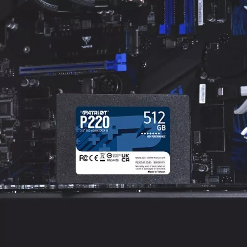 Patriot P220S512G25 saugojimo diskas Serial ATA III
