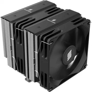 CPU aušintuvas Silentware Titan Performance Dual-Tower, 265 W TDP, 2 × 120 mm PWM ventiliatoriai, suderinamas su AM5 / LGA1700