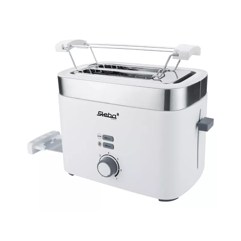 Skrudintuvas Steba TO 10 BIANCO 2 riekėms 930 W sidabrinis baltas