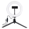 Trikojis laikiklis Puluz su 20 cm LED žiedu vlogams PKT3073B