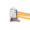 Adapteris Digitus AN-25183 3x Keystone moduliui, nerūdijantis plienas