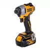 Belaidis elektrinių įrankių rinkinys DeWalt DCK2062M2T — 18 V, grąžtas DCD709 ir smūginis suktuvas DCF809 1/4 colio, 2×4,0 Ah baterijos, dėklas TSTAK II