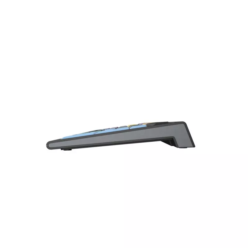 Klaviatūra Logickeyboard LKB-CBASE-A2PC-FR universali USB AZERTY prancūziška juoda