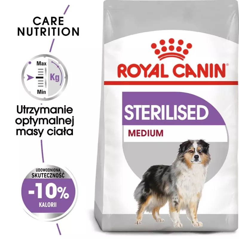 ROYAL CANIN Medium Sterilised sausas šunų maistas - 3 kg