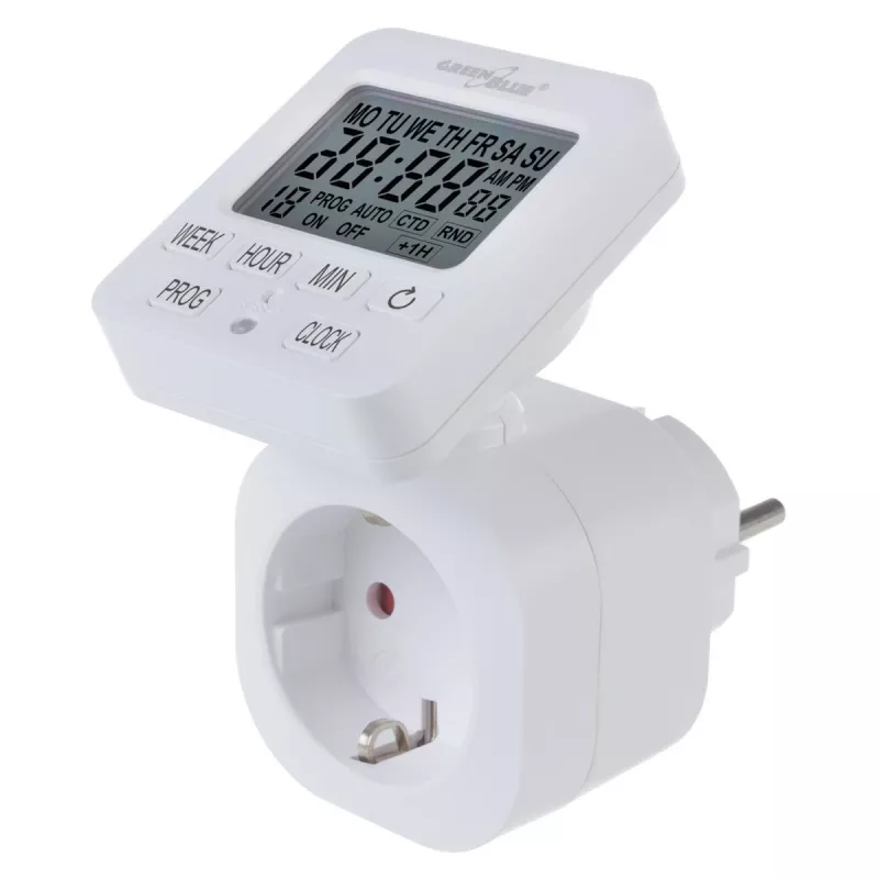 Skaitmeninis laikmatis GB605 E GreenBlue 16A IP20