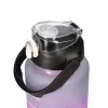 Extralink motyvacinė vandens buteliukų rinkinys 3W1 rožinė-juoda 2000ML+900ML+300ML