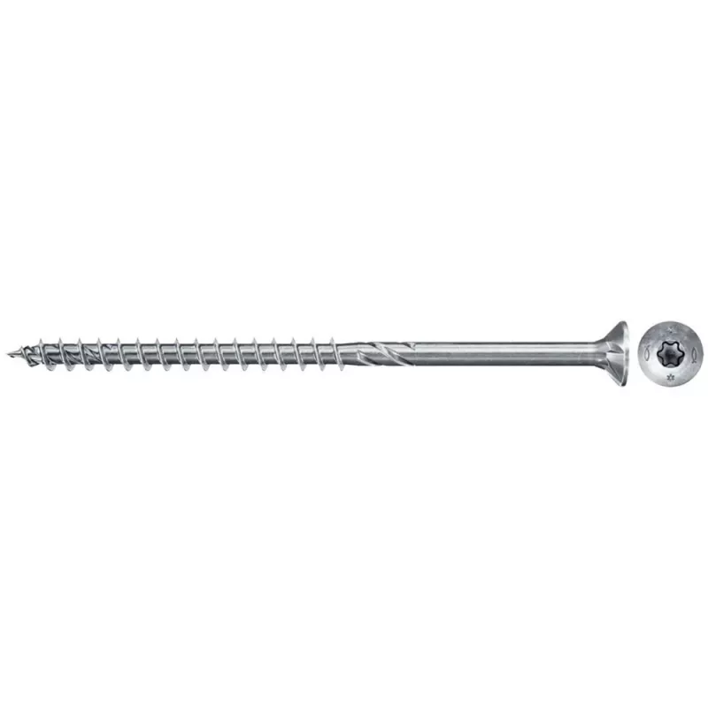 fischer FixTainer PowerFast II TX TG 562272 medžio drožlių plokščių varžtų asortimentas, plieniniai, galvanizuoti (562272)