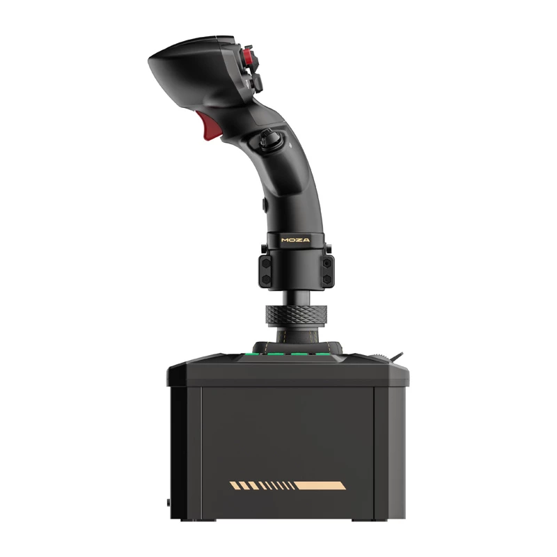 Skrydžių stovo rinkinys MOZA AB6 Flight Simulator — juodos spalvos, ABS, aliuminio ir anglies pluošto konstrukcija, kintamosios srovės maitinimas 110–220 V, maks. 72 W