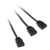 Kabelio skirstytuvas Kolink ARGB 1-2 Splitter kabelis 30 cm, 5 V, juodas
