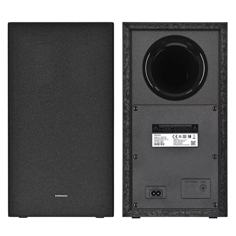 Samsung HW-B650F 3.1 kanalų, 370 W, Q-Symphony, garso juosta su belaidžiu žemųjų dažnių garsiakalbiu, DTS Virtual:X
