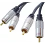 shiverpeaks sp-PROFESSIONAL garso laidas 3 m 2 x RCA mėlynas - chromuotas (SP40103)
