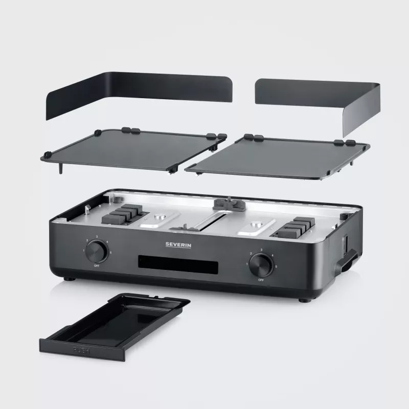 Kontaktinė grilis Severin PG 8569 2200 W juodas aliuminis plastikas