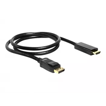 Displayport/HDMI laidas DeLOCK 82586 1m juodas