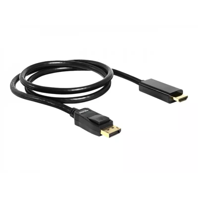 Displayport/HDMI laidas DeLOCK 82586 1m juodas