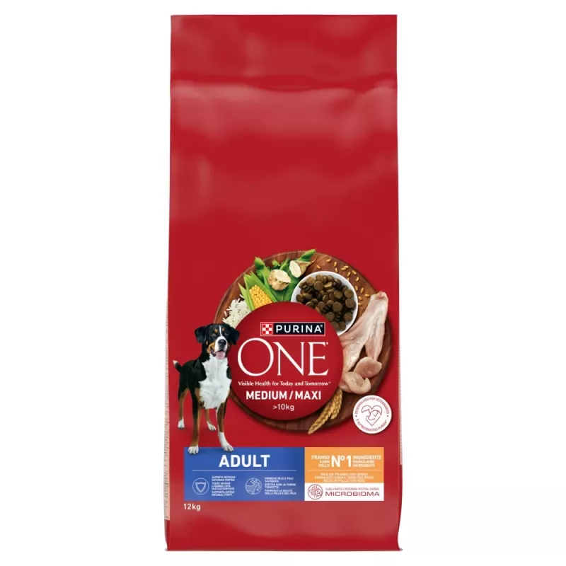 PURINA ONE MED/MAX Adult vištiena ir ryžiai 12kg