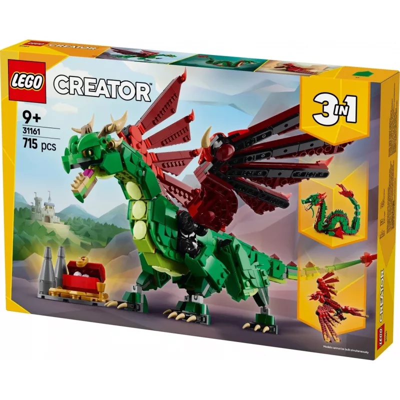 LEGO CREATOR 3 IN 1 31161 Vidurinių amžių drakonas