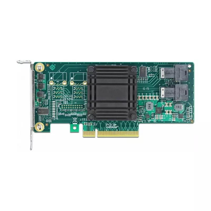 DeLOCK PCI Express x8 kortelė su 2 vidiniais SFF-8643 NVMe prievadais, žemo profilio
