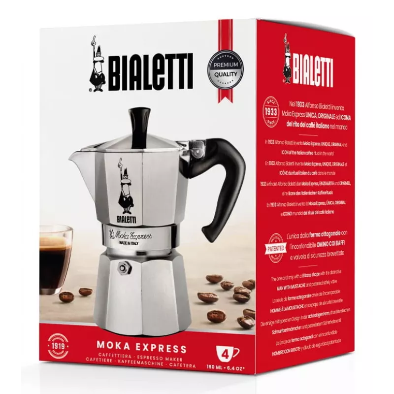 Bialetti Moka Express Moka puodas 0,23 L Aliuminis