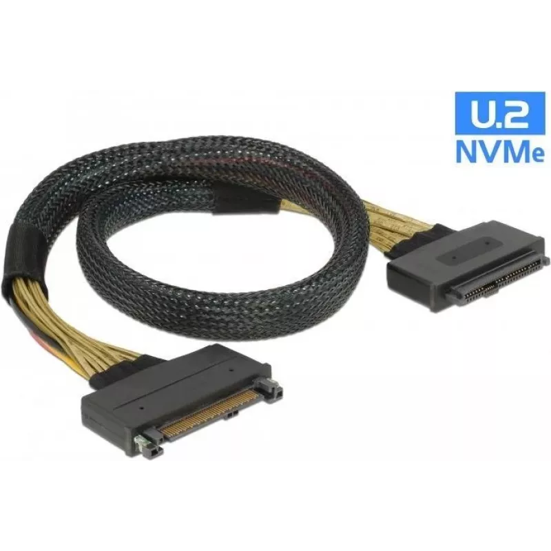 SAS kabelis DeLOCK 85738 0,5 m 4 Gbit/s juodas