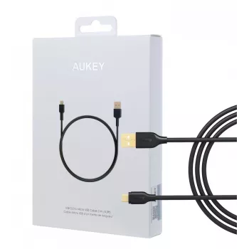 CB-MD1 Black greitojo įkrovimo laidas Quick Charge micro USB-USB | 1m | 5A | 480 Mbps