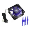 NOISEBLOCKER JuodaSilentFan XR2 60mm korpuso ventiliatorius
