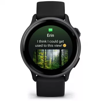 Garmin vívoactive 6 3,05 cm (1,2) AMOLED 42 mm Skaitmeninis 390 x 390 pikselių Liečiamas ekranas Juodas Wi-Fi GPS (palydovas)